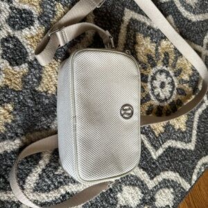 Lululemon- Stylish White Crossbody Bag